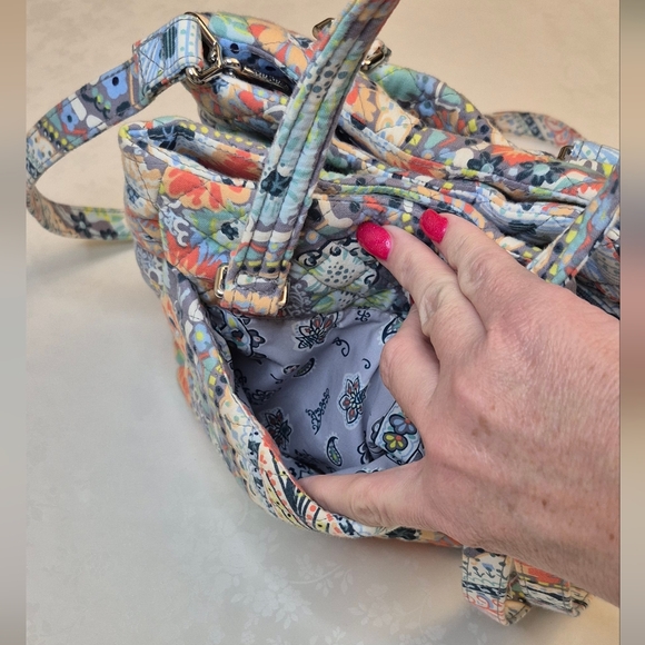 Vera Bradley SET Citrus Paisley Floral Crossbody Bag & Large Wallet - Picture 6 of 11